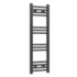 Kép 1/4 - Törölközőszárító radiátor, Basic 30cm x 120cm, fekete