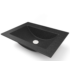 Kép 1/3 - PRIMO gránit mosdókagyló fekete-szemcsés színben