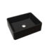 Kép 1/4 - KLARA pultra építhető gránit mosdókagyló fekete színben